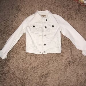 Women’s White Jean Jacket
